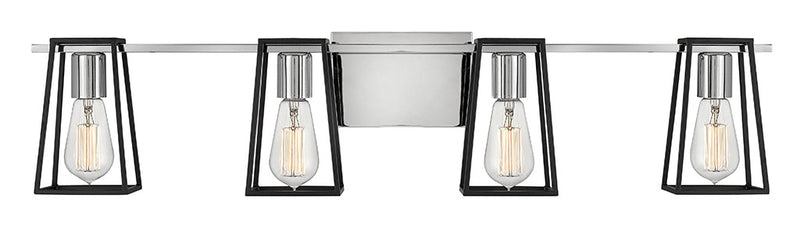 Filmore Four Light Vanity in Chrome