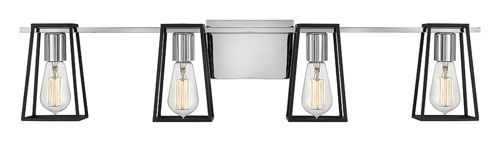 Filmore Four Light Vanity in Chrome