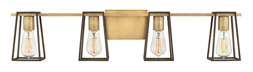 Filmore Four Light Vanity in Heritage Brass