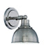 Timarron 1-Light Wall Sconce in Antique Nickel - Lamps Expo