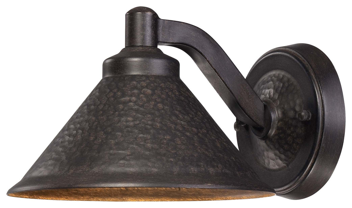 Kirkham 1-Light Outdoor LED Wall Mount in Aspen Bronze & Frost Glass