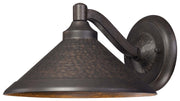 Kirkham 1-Light Outdoor LED Wall Mount in Aspen Bronze & Frost Glass