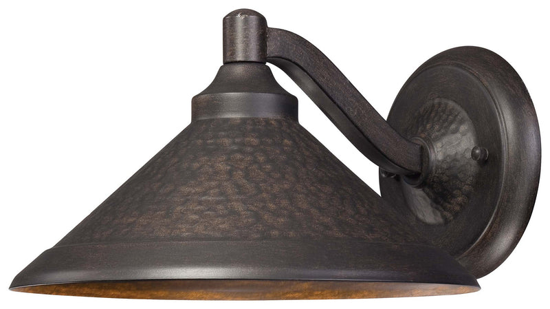 Kirkham 1-Light Outdoor LED Wall Mount in Aspen Bronze & Frost Glass