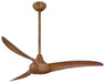 Wave 52" Ceiling Fan in Distressed Koa