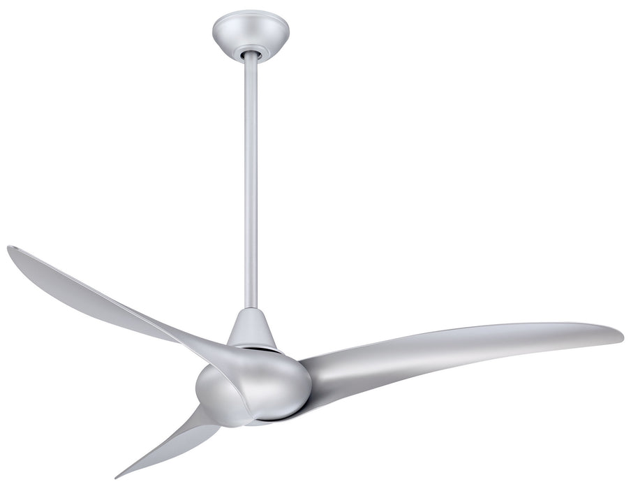 Wave 52" Ceiling Fan in Silver