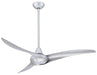 Wave 52" Ceiling Fan in Silver