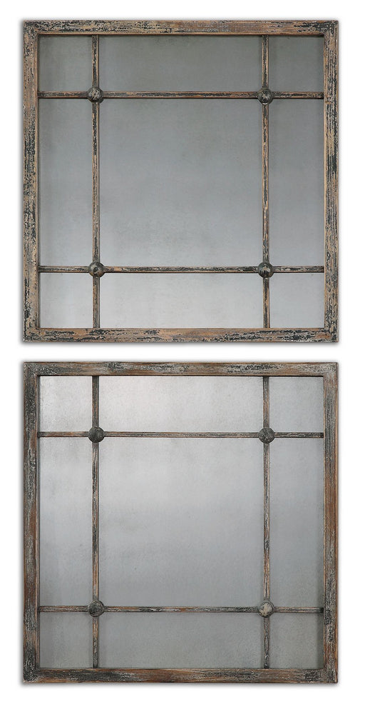 Uttermost's Saragano Square Mirrors Set/2 Designed by Grace Feyock