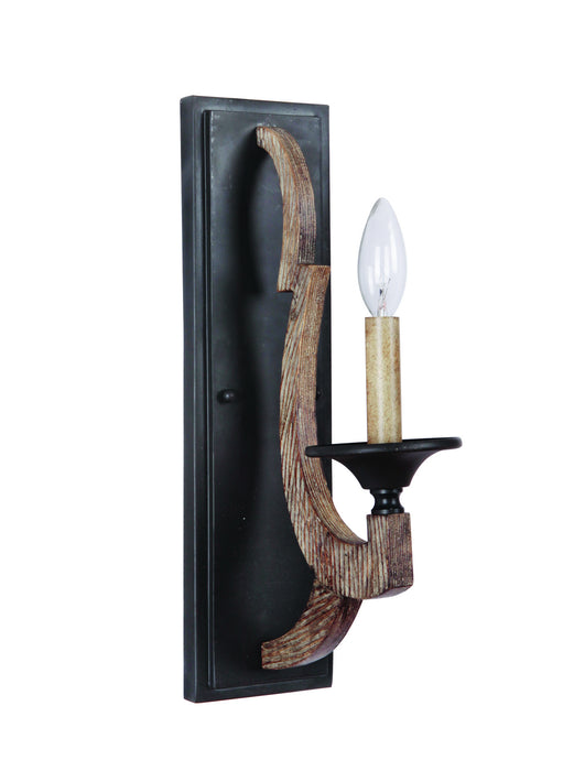 Winton 1-Light Wall Sconce in Weathered Pine