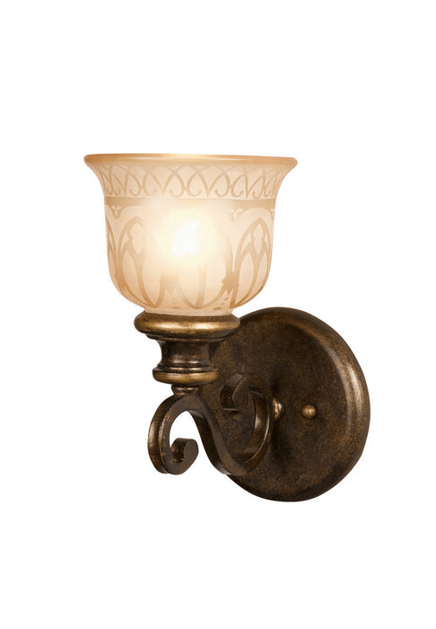 Norwalk 1 Light Wall Mount in Bronze Umber