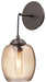 Bubble 1 Light Mini Pendant (Convertible To Wall Sconce) in Copper Bronze Patina with Teak