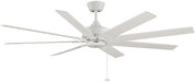 Levon 63 inch Fan in Matte White with Matte White Blades