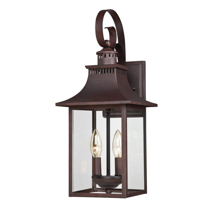 Chancellor 2-Light Outdoor Lantern in Copper Bronze