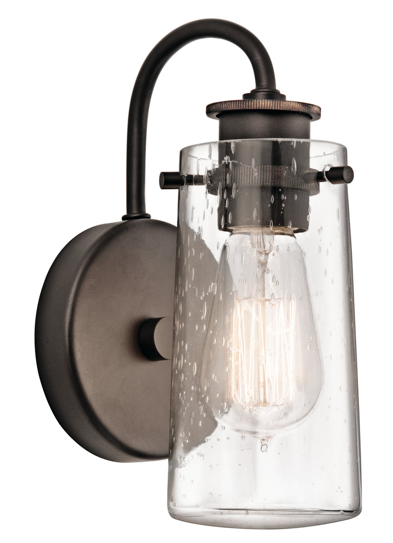 Braelyn Wall Sconce 1-Light in Olde Bronze