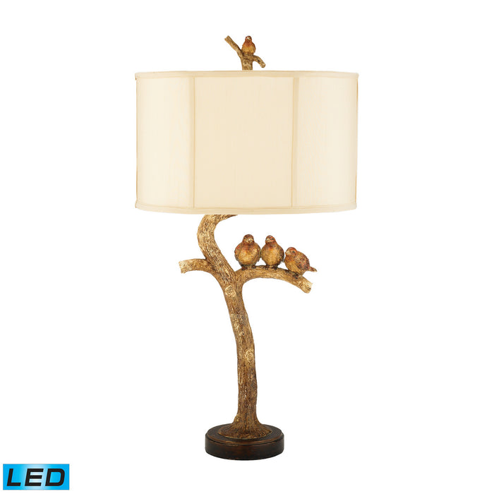 Three Bird Light 1-Light Table Lamp in Black - Lamps Expo
