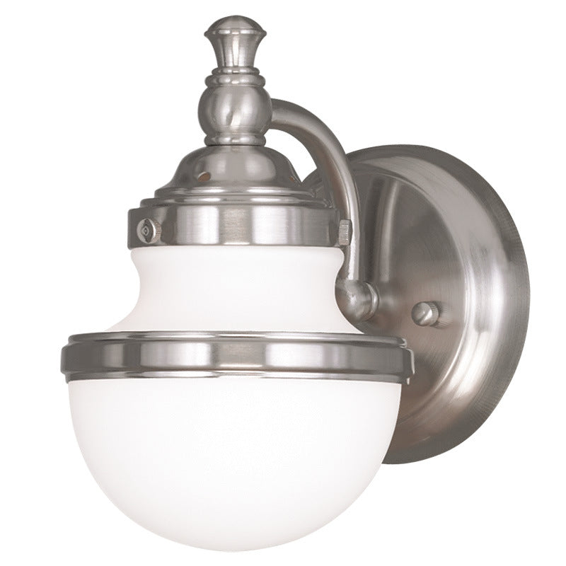 Oldwick 1 Light Bath Vanity/Wall Sconce in Brushed Nickel