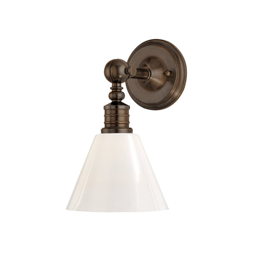 Darien 1 Light Wall Sconce in Distressed Bronze - Lamps Expo