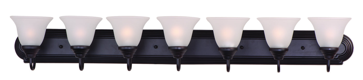 Essentials 7-Light Bath Sconce in Oil Rubbed Bronze