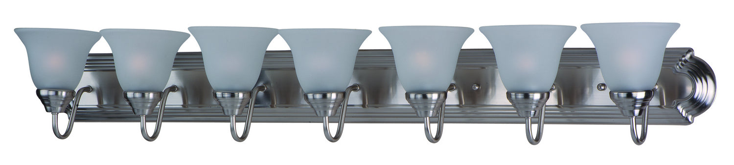 Essentials 7-Light Bath Sconce in Satin Nickel