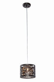 Inca 1-Light Pendant in Bronze