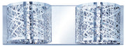 Inca 2-Light Wall Mount in Polished Chrome