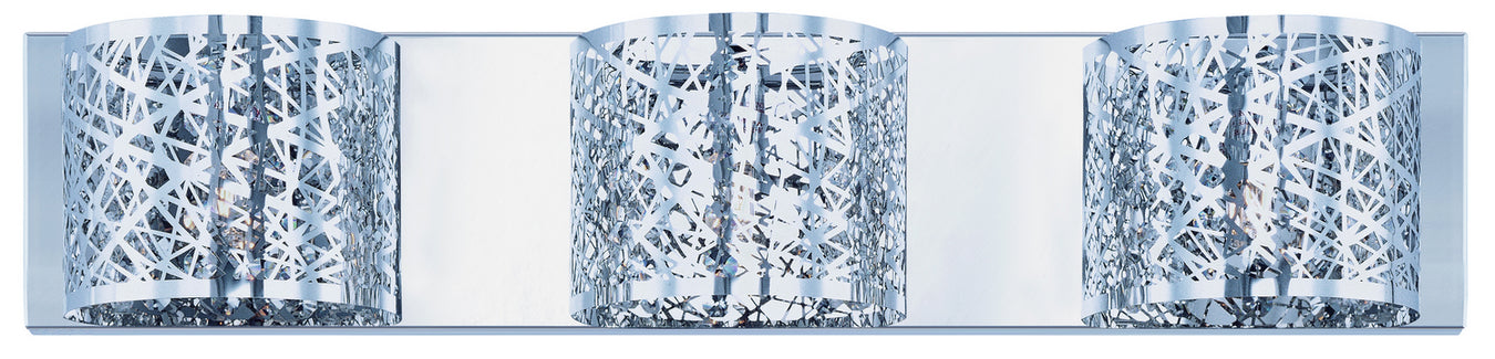 Inca 3-Light Wall Mount in Polished Chrome - Lamps Expo