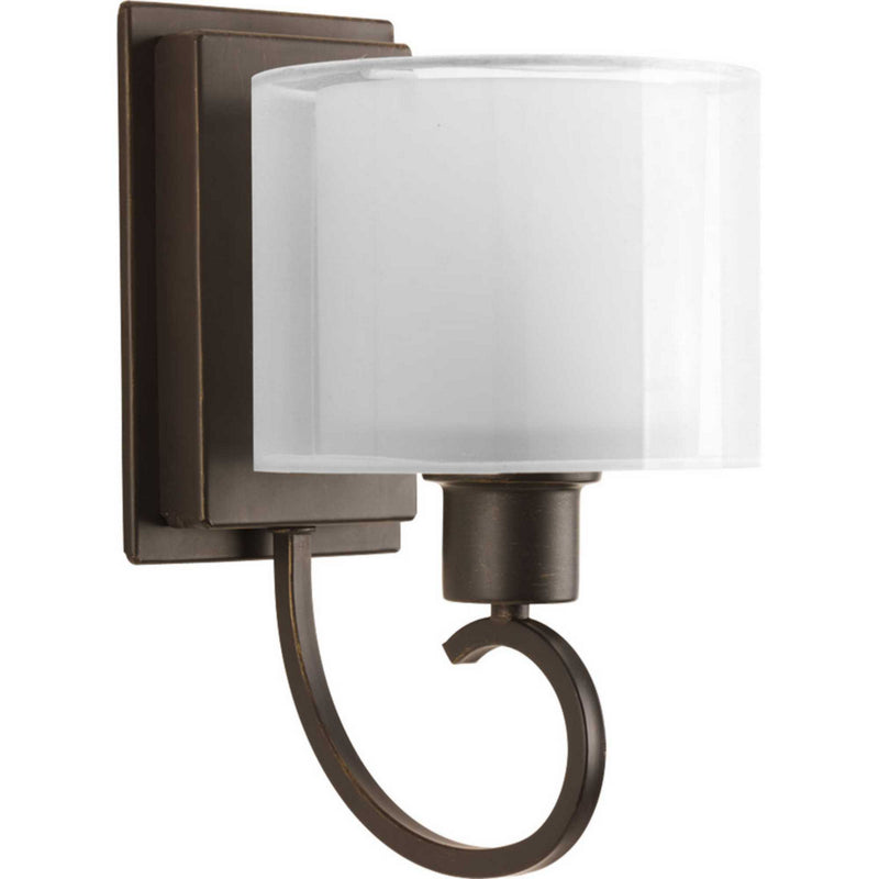 Invite 1-Light Wall Bracket in Antique Bronze