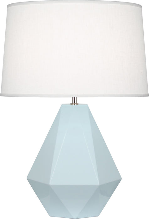 Robert Abbey (936) Delta Table Lamp with Oyster Linen Shade