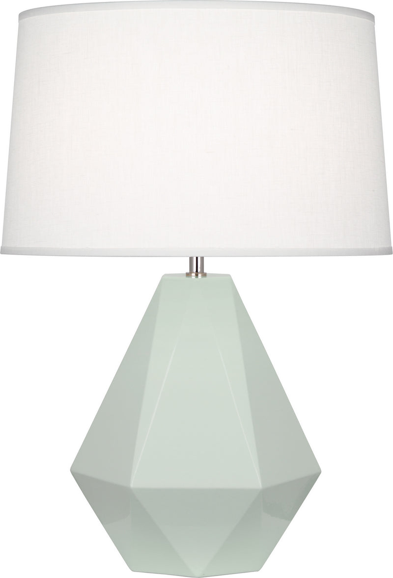 Robert Abbey (947) Delta Table Lamp with Oyster Linen Shade