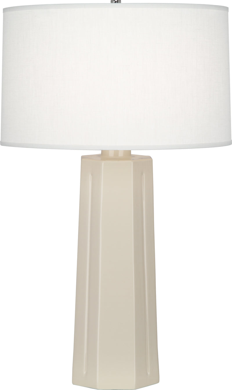 Robert Abbey (960) Mason Table Lamp with Oyster Linen Shade
