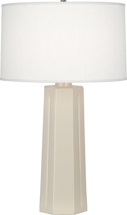 Robert Abbey (960) Mason Table Lamp with Oyster Linen Shade