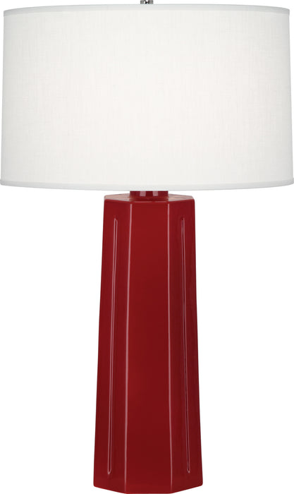 Robert Abbey (968) Mason Table Lamp with Oyster Linen Shade