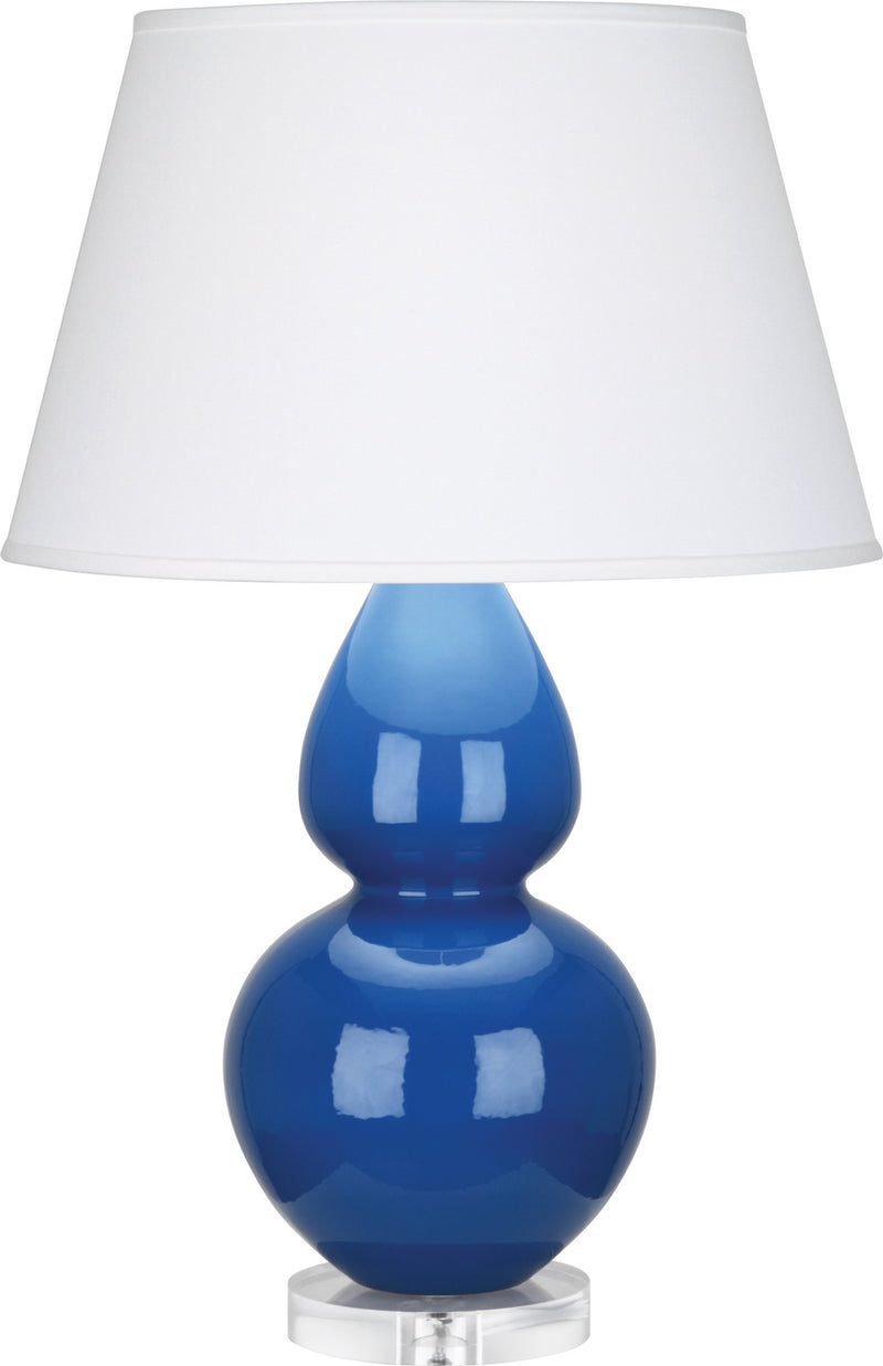 Robert Abbey (A785X) Double Gourd Table Lamp with Lucite Base