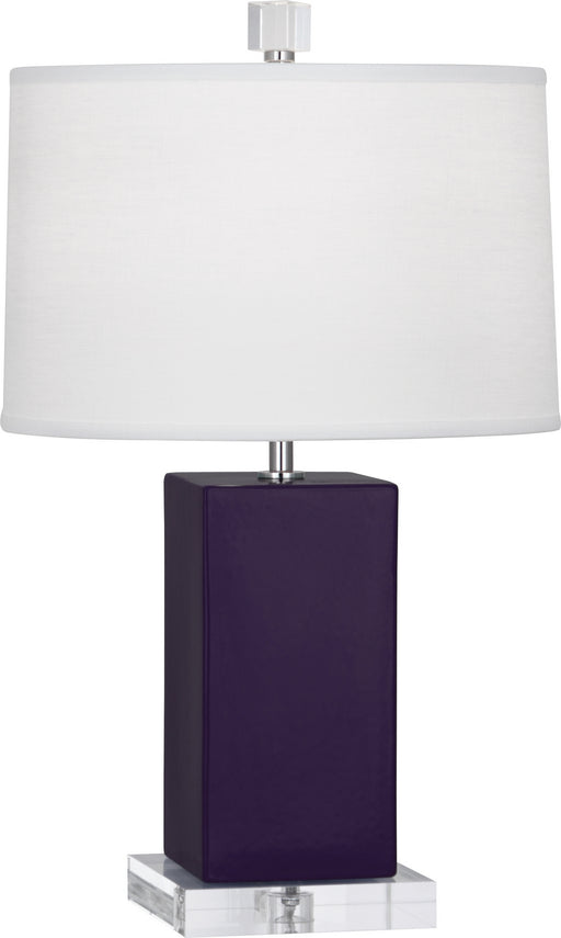 Robert Abbey (AM990) Harvey Accent Lamp with Oyster Linen Shade