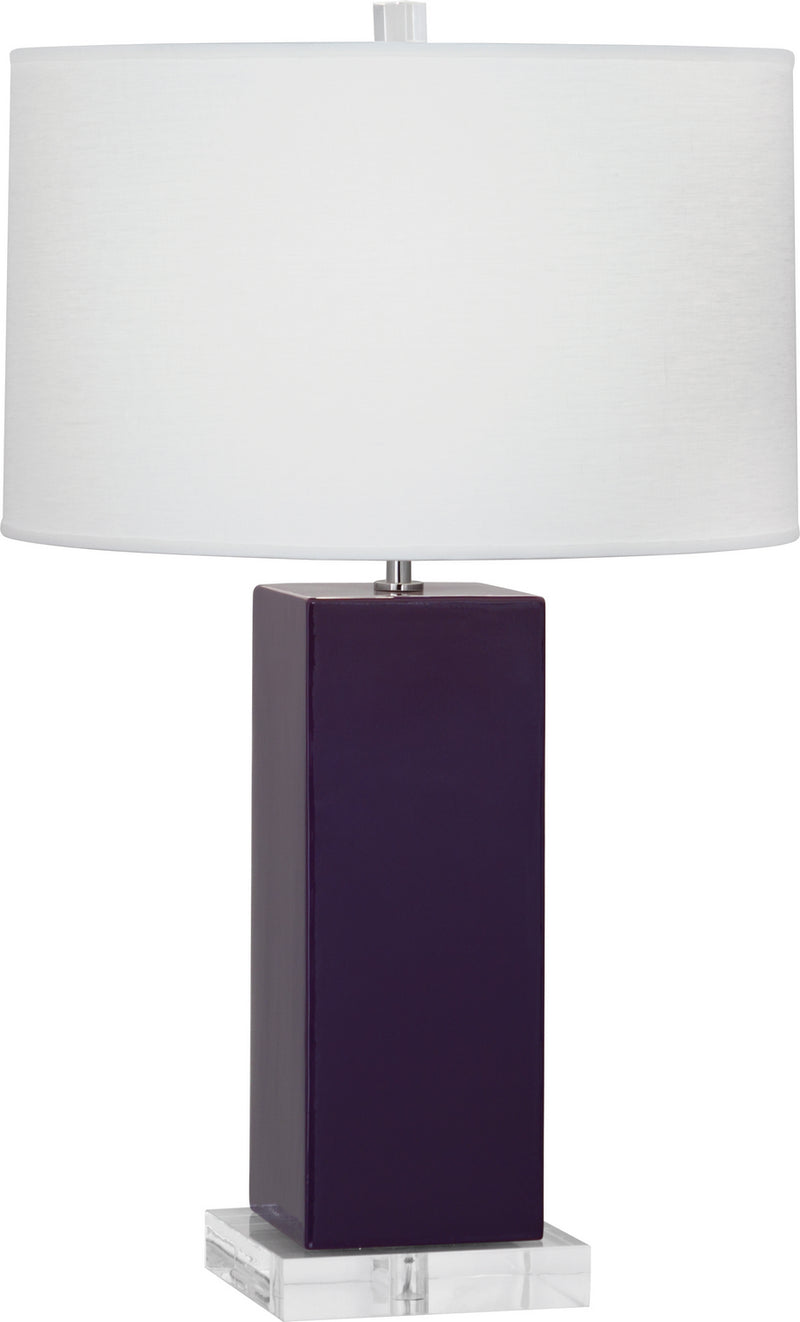 Robert Abbey (AM995) Harvey Table Lamp with Oyster Linen Shade