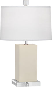 Robert Abbey (BN990) Harvey Accent Lamp with Oyster Linen Shade