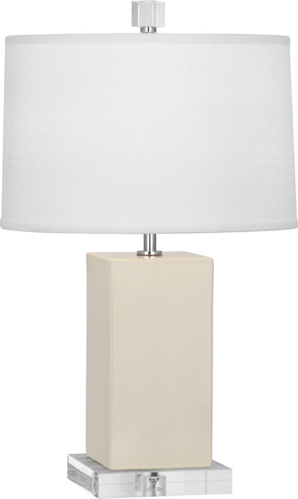 Robert Abbey (BN990) Harvey Accent Lamp with Oyster Linen Shade