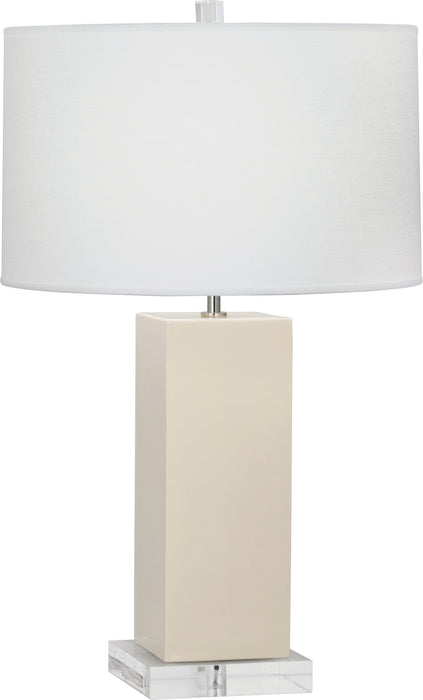 Robert Abbey (BN995) Harvey Table Lamp with Oyster Linen Shade