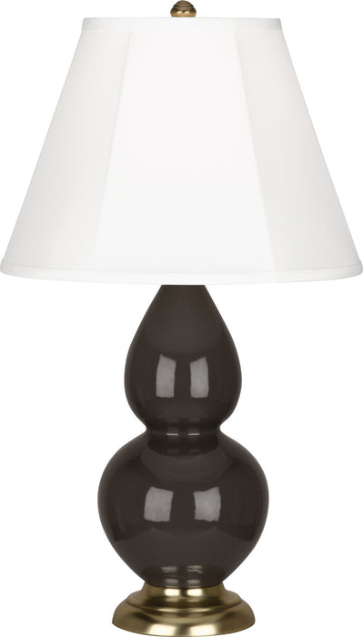 Robert Abbey (CF10) Small Double Gourd Accent Lamp with Ivory Stretched Fabric Shade