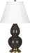 Robert Abbey (CF10) Small Double Gourd Accent Lamp with Ivory Stretched Fabric Shade