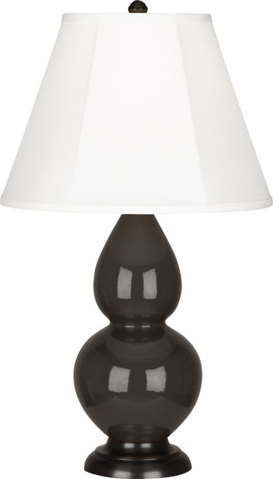 Robert Abbey (CF11) Small Double Gourd Accent Lamp with Ivory Stretched Fabric Shade