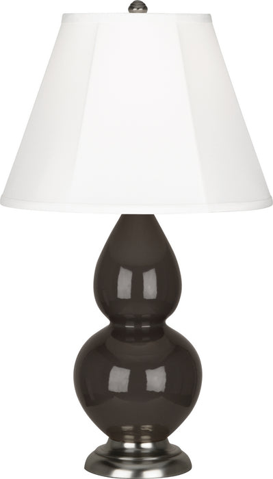 Robert Abbey (CF12) Small Double Gourd Accent Lamp with Ivory Stretched Fabric Shade
