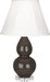 Robert Abbey (CF13) Small Double Gourd Accent Lamp with Ivory Stretched Fabric Shade