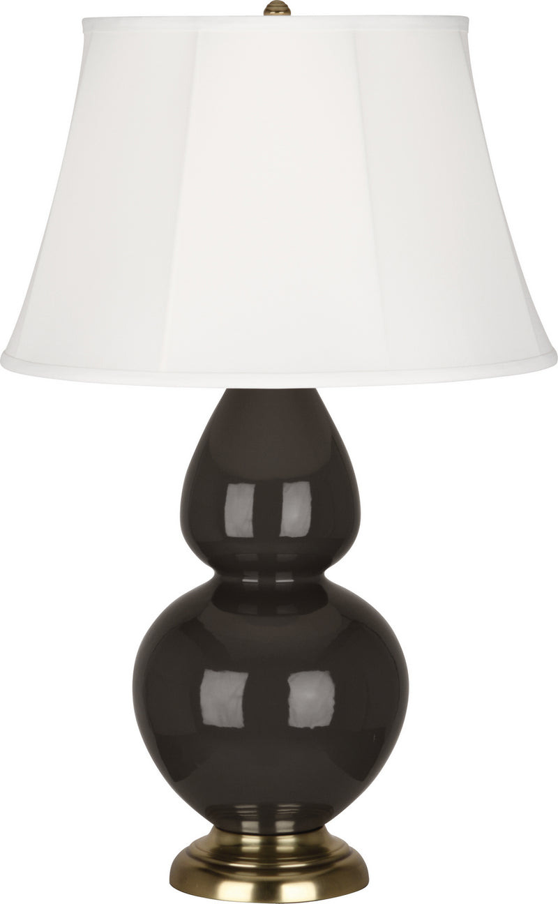 Robert Abbey (CF20) Double Gourd Table Lamp with Ivory Stretched Fabric Shade