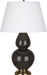 Robert Abbey (CF20X) Double Gourd Table Lamp with Pearl Dupioni Fabric Shade