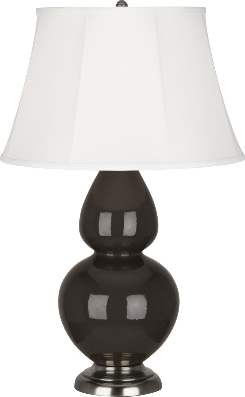 Robert Abbey (CF22) Double Gourd Table Lamp with Ivory Stretched Fabric Shade