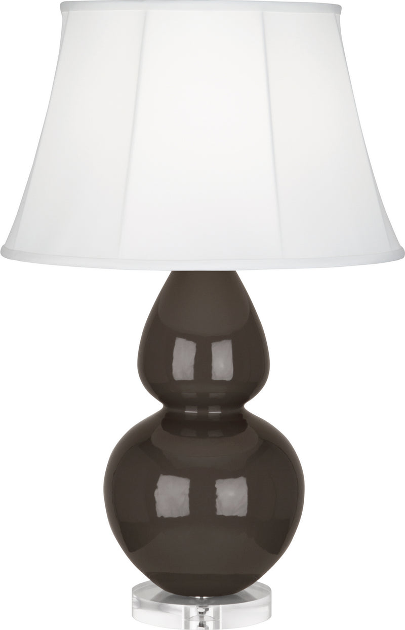 Robert Abbey (CF23) Double Gourd Table Lamp with Lucite Base