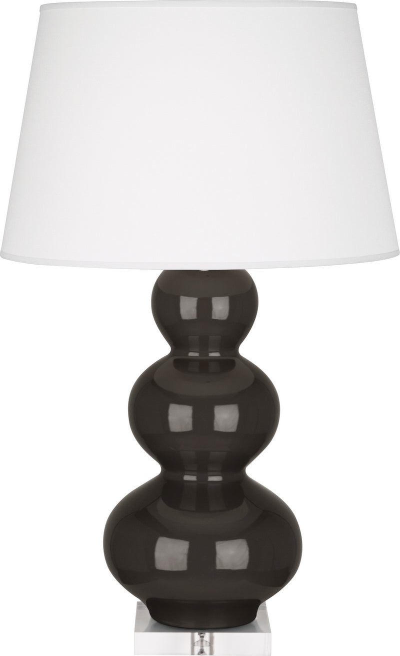 Robert Abbey (CF43X) Triple Gourd Table Lamp with Lucite Base