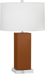Robert Abbey (CM995) Harvey Table Lamp with Oyster Linen Shade