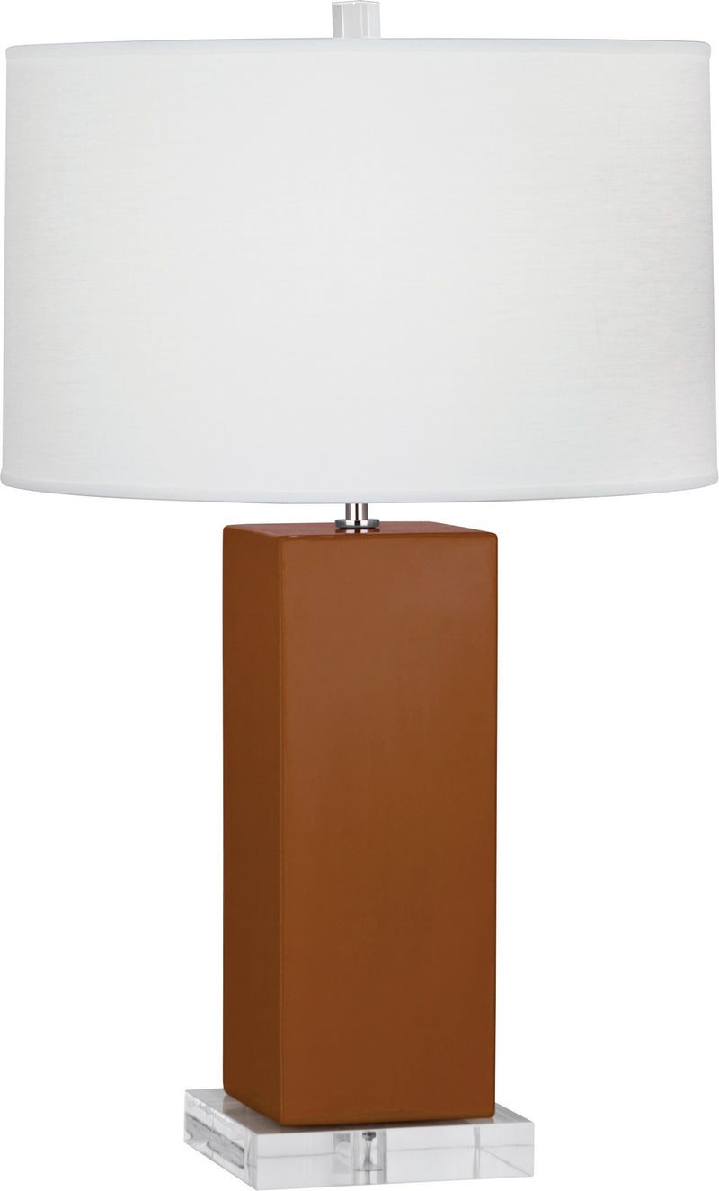 Robert Abbey (CM995) Harvey Table Lamp with Oyster Linen Shade