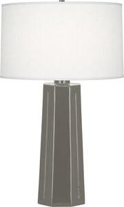 Robert Abbey (CR960) Mason Table Lamp with Oyster Linen Shade